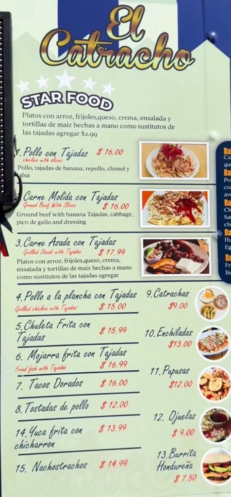 Flyer de platillos