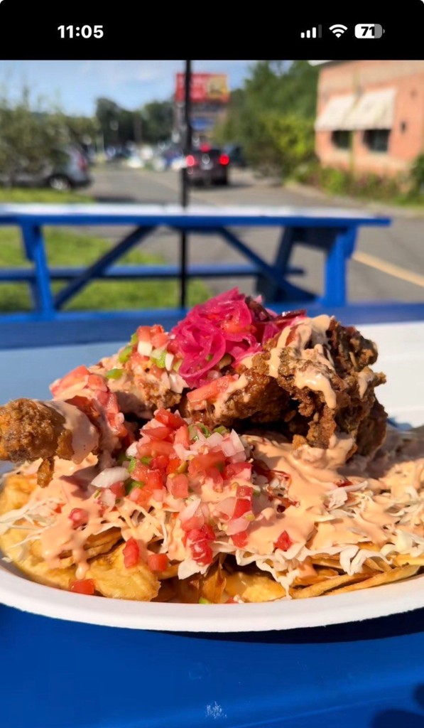 Pollo con tajadas
